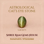 Natural Chrysoberyl Cat’s Eye (Lehsunia) – 5.28 Ratti