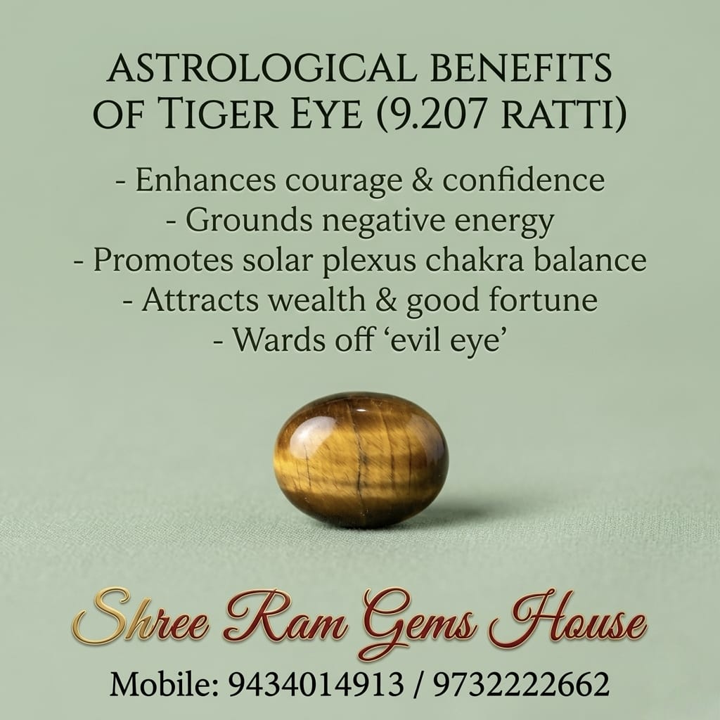 9.207 Ratti Natural Tiger Eye (Lehsunia)