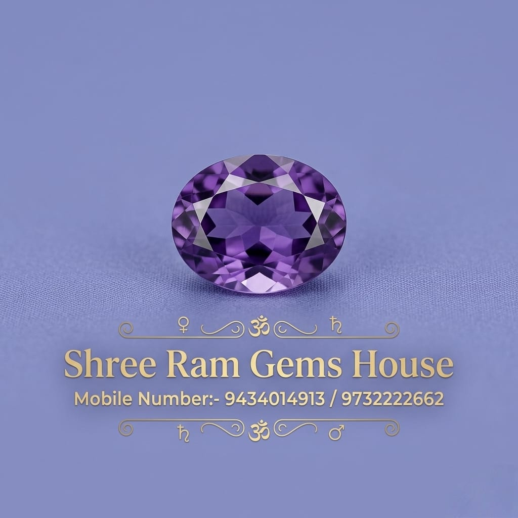 20.4 Ratti Natural Amethyst (Jamunia)