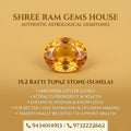 Premium 15.2 Ratti Natural Golden Topaz